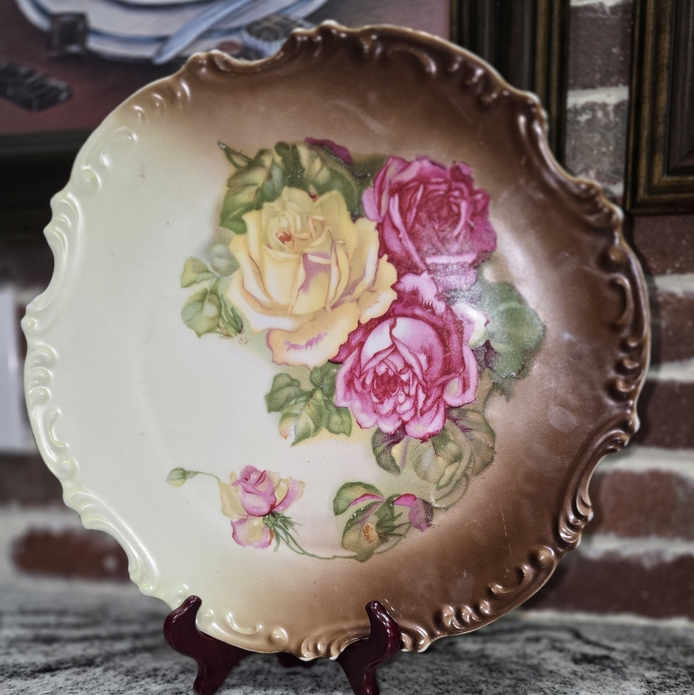 Antique Zen Scherzer Bavaria Wall Plate
